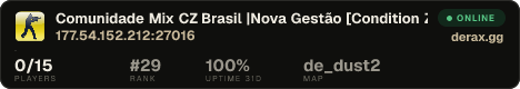 ❯❯❯❯ Comunidade Mix CZ Brasil ❯❯❯❯|Nova Gestão [Condition Zero .