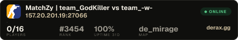 MatchZy | team_GodKiller vs team_-w-