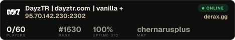 DayzTR | dayztr.com | vanilla +