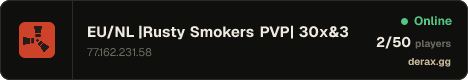 EU/NL |Rusty Smokers PVP| 30x&3x/Offline Raid Protection/SkinBo