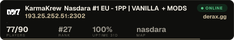 KarmaKrew Nasdara #1 EU - 1PP | VANILLA + MODS
