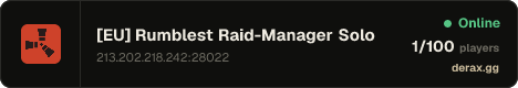 [EU] Rumblest Raid-Manager ·Solo·