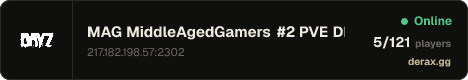 MAG MiddleAgedGamers #2 PVE DEER|FRESH-WIPED 15 JUL
