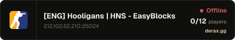 [ENG] Hooligans | HNS - EasyBlocks