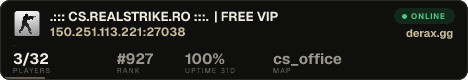 .::: CS.REALSTRIKE.RO :::. | FREE VIP