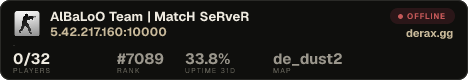 AlBaLoO Team | MatcH SeRveR