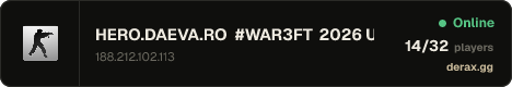HERO.DAEVA.RO #WAR3FT 2026 UPDATED