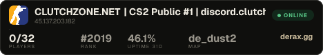 CLUTCHZONE.NET | CS2 Public #1 | discord.clutchzone.net