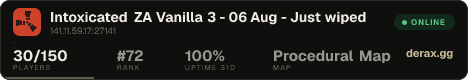 Intoxicated ZA Vanilla 3 - 06 Aug - Just wiped