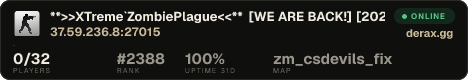 **>>XTreme`ZombiePlague<<** [WE ARE BACK!] [2026]