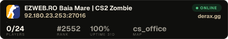 EZWEB.RO Baia Mare | CS2 Zombie