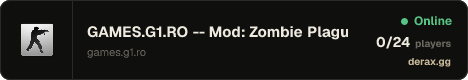 GAMES.G1.RO -- Mod: Zombie Plague