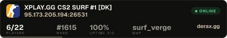 XPLAY.GG • CS2 SURF #1 • [DK]