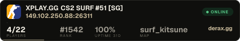 XPLAY.GG • CS2 SURF #51 • [SG]