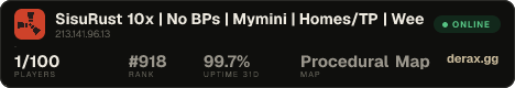 SisuRust 10x | No BPs | Mymini | Homes/TP | Weekly