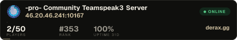 -pro- Community Teamspeak3 Server