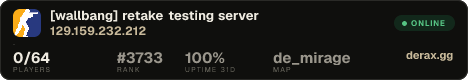 [wallbang] retake testing server