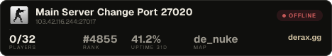 Main Server Change Port 27020