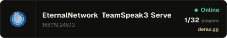 ╚══ EternalNetwork ТМ TeamSpeak3 Server ══╝