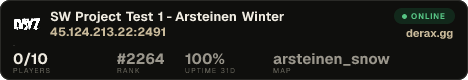 SW Project Test 1 - Arsteinen Winter