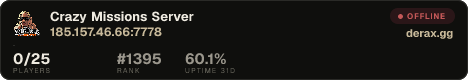 Crazy Missions Server