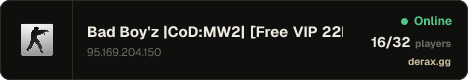Bad Boy'z |CoD:MW2| [Free VIP 22h-7h]