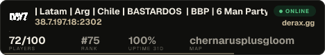 | Latam | Arg | Chile | BASTARDOS | BBP | 6 Man Party | PVP |Wi