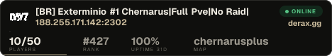 [BR] Exterminio #1 Chernarus|Full Pve|No Raid|