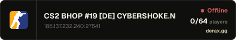 CS2 BHOP #19 [DE] — CYBERSHOKE.NET (TIER 5-8 - HARD)