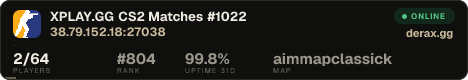 XPLAY.GG • CS2 Matches #1022