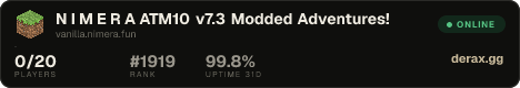 ༺ N I M E R A » ATM10 v7.3 ༻ • Modded Adventures! •