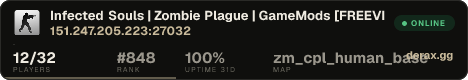 Infected Souls | Zombie Plague | SUMMER UPADTE!! [FREEVIP | FDL]