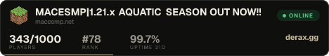 MACESMP|1.21.x AQUATIC SEASON OUT NOW!!