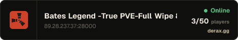 Bates Legend -True PVE-Full Wipe 8/06-Relaxed Vanilla.