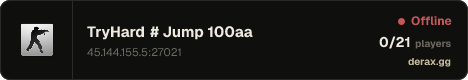 TryHard # Jump 100aa