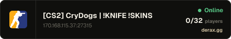 [CS2] CryDogs | !KNIFE !SKINS
