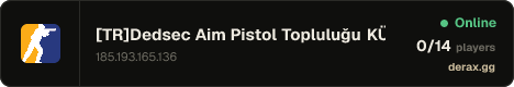 [TR]️Dedsec Aim Pistol Topluluğu KÜFÜR SERBEST gg/dedse