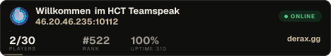 Willkommen im HCT Teamspeak