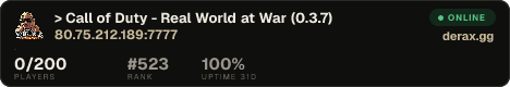 > Call of Duty - Real World at War (0.3.7)