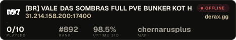 [BR] VALE DAS SOMBRAS FULL PVE BUNKER KOT HELLI