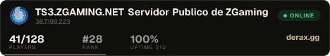 TS3.ZGAMING.NET Servidor Publico de ZGaming 24/7
