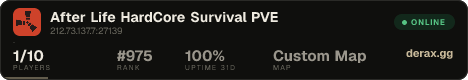 After Life HardCore Survival PVE