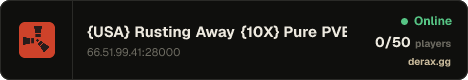 {USA} Rusting Away {10X} Pure PVE Kits|Boss Monsters|Events|Bac