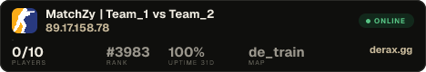MatchZy | Team_1 vs Team_2