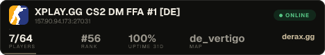 XPLAY.GG • CS2 DM FFA #1 • [DE]