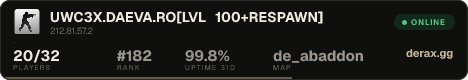 UWC3X.DAEVA.RO[LVL 100+RESPAWN]