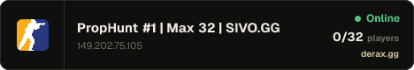 PropHunt #1 | Max 32 | SIVO.GG