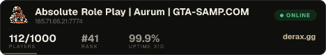 Absolute Role Play | Aurum | GTA-SAMP.COM