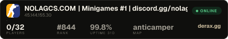 NOLAGCS.COM | Minigames #1 | discord.gg/nolagcs
