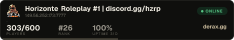 Horizonte Roleplay #1 | discord.gg/hzrp